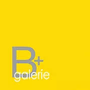 Logo de la galerie B+ à Lyon.